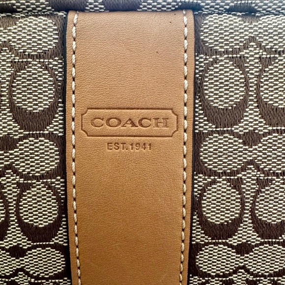 Coach Brown and Tan Laptop Bag - Picture 4 of 6